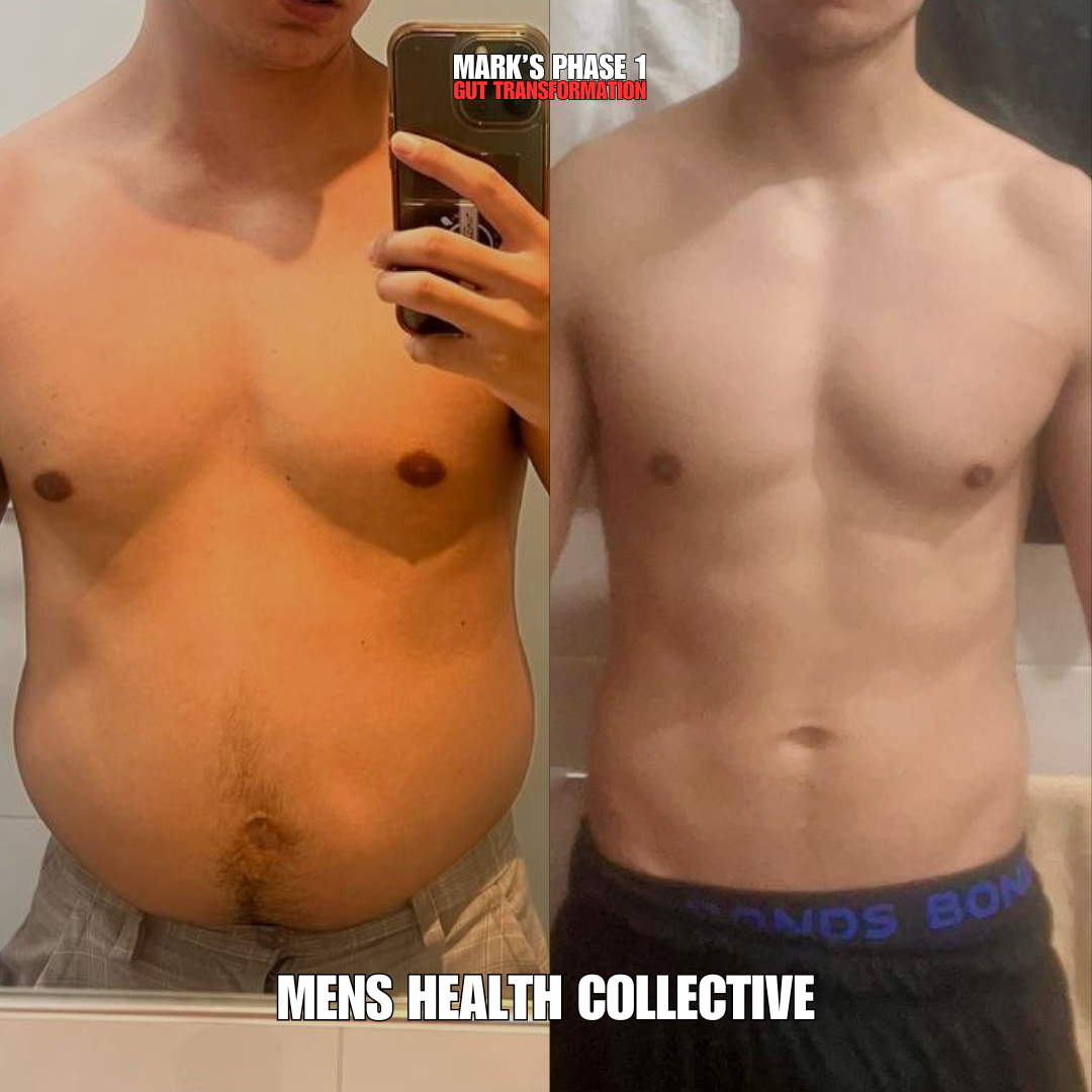 Mark's Phase 1 transformation, front view